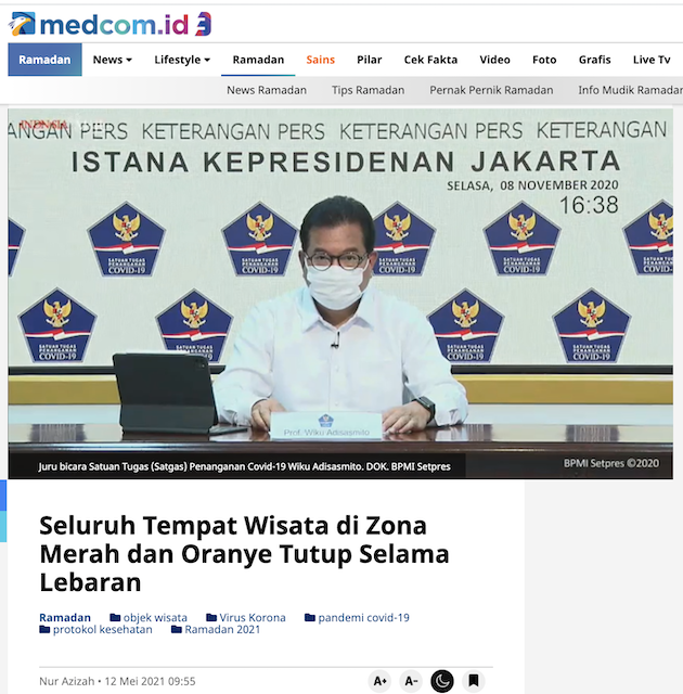 [Cek Fakta] Hari Ini Jakarta sudah Semua Zona Merah? Cek Faktanya